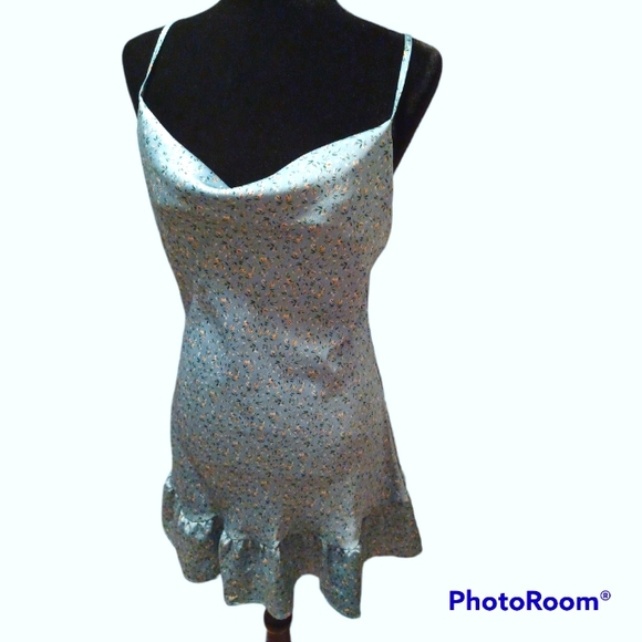 Boutique Night Slip w/ Drape Neckline - Picture 1 of 3
